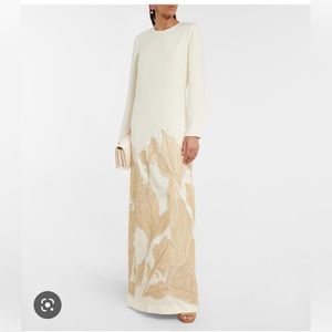 BRAND NEW COSTARELLOS IVORY COLUMN GOWN. SIZE FR40 / US 8